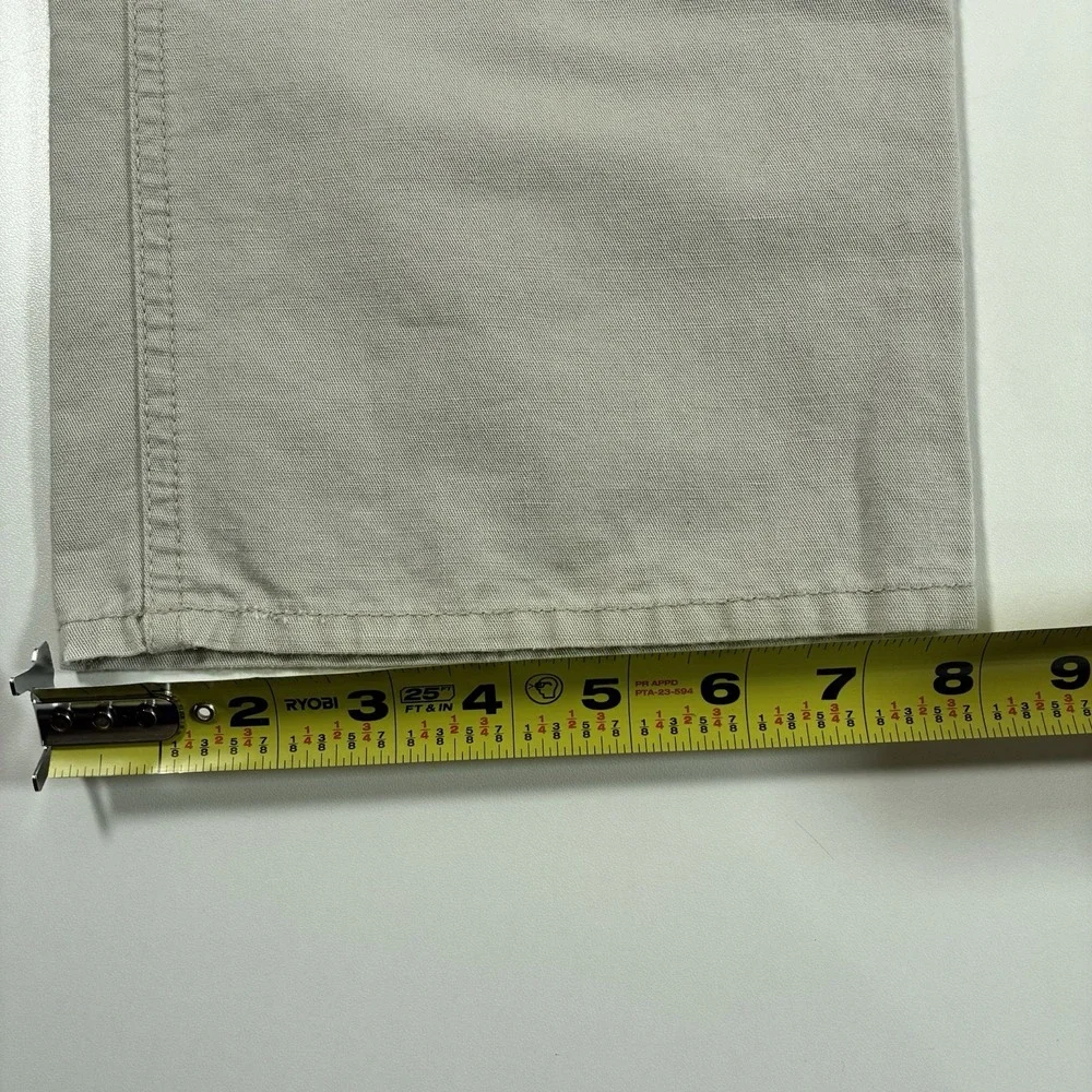 Vintage Gap Safari Pants 33x30 Beige Drawstring Chino 90s Y2K (Tag 31x30)